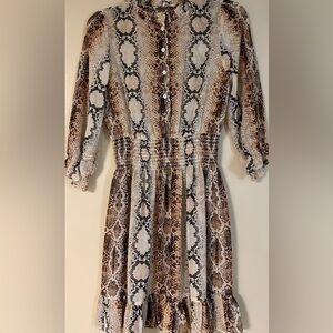 MAJE SNAKESKIN DRESS- NEVER WORN